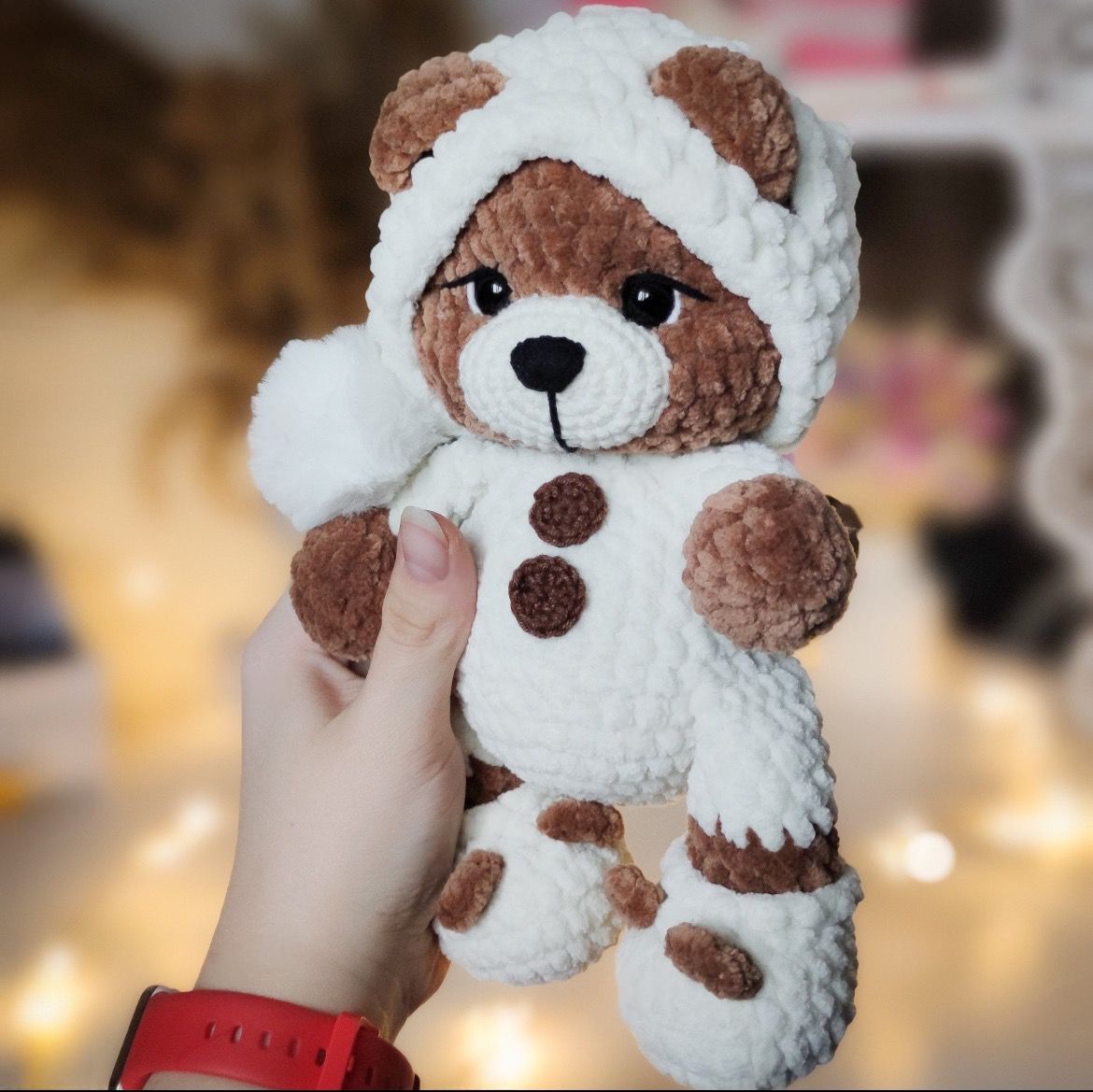 Teddybeer in Pyjama – Haakpatroon PDF