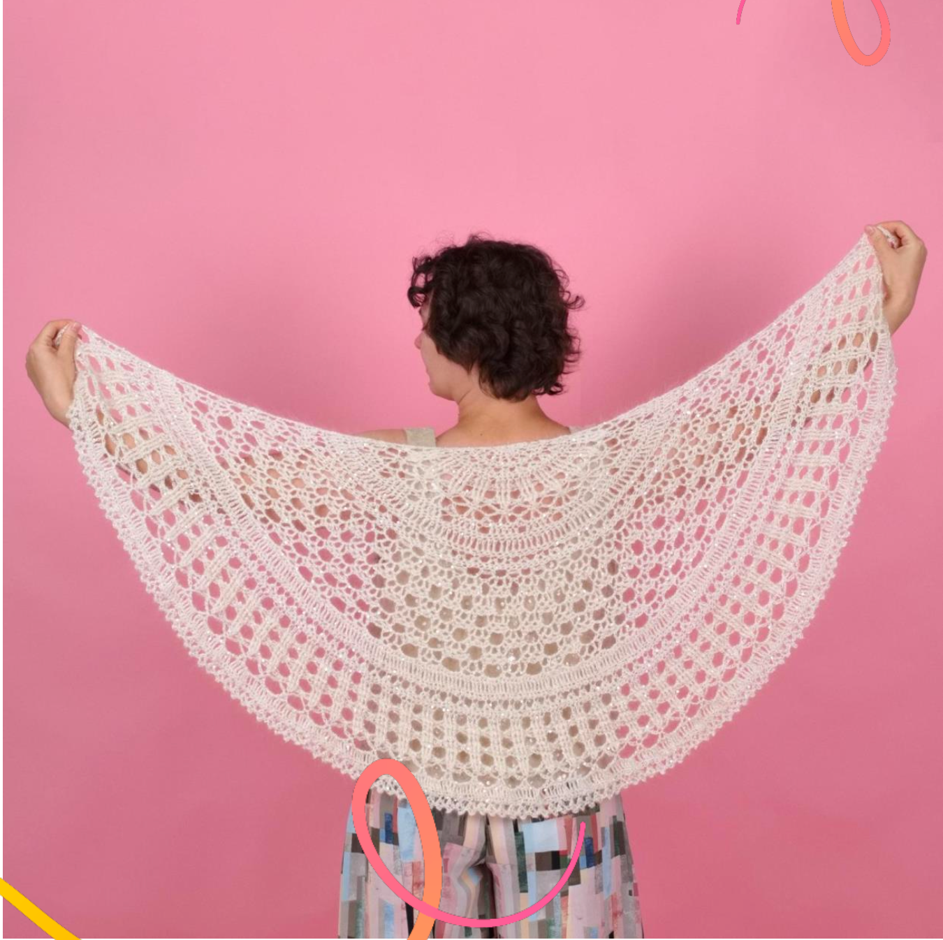 Modèle de foulard-voile au crochet (PDF) 🇳🇱