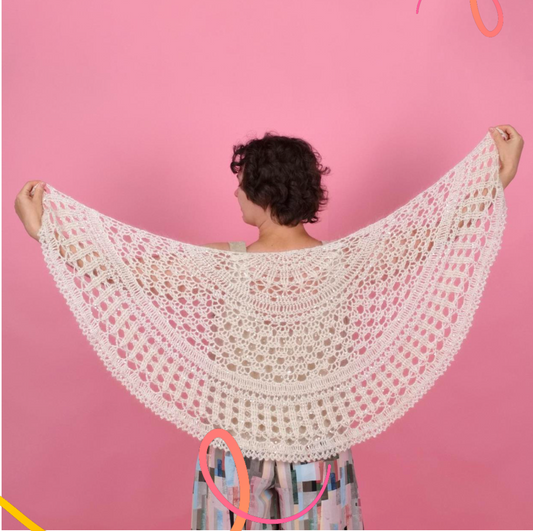 Modèle de foulard-voile au crochet (PDF) 🇳🇱