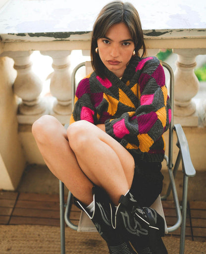 Geometrie Jacke Haakpatroon PDF 🇳🇱