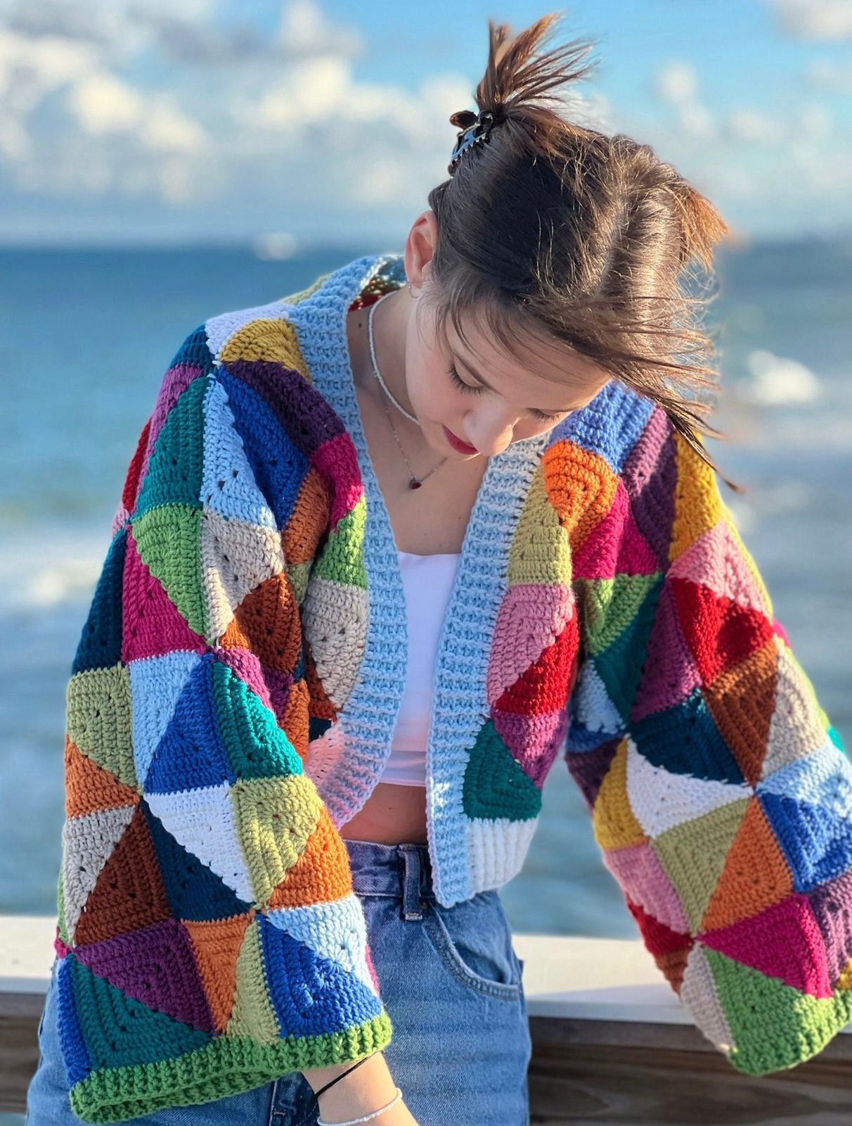 Geometrie Kaleidoscoop jas Haakpatroon PDF 🇳🇱