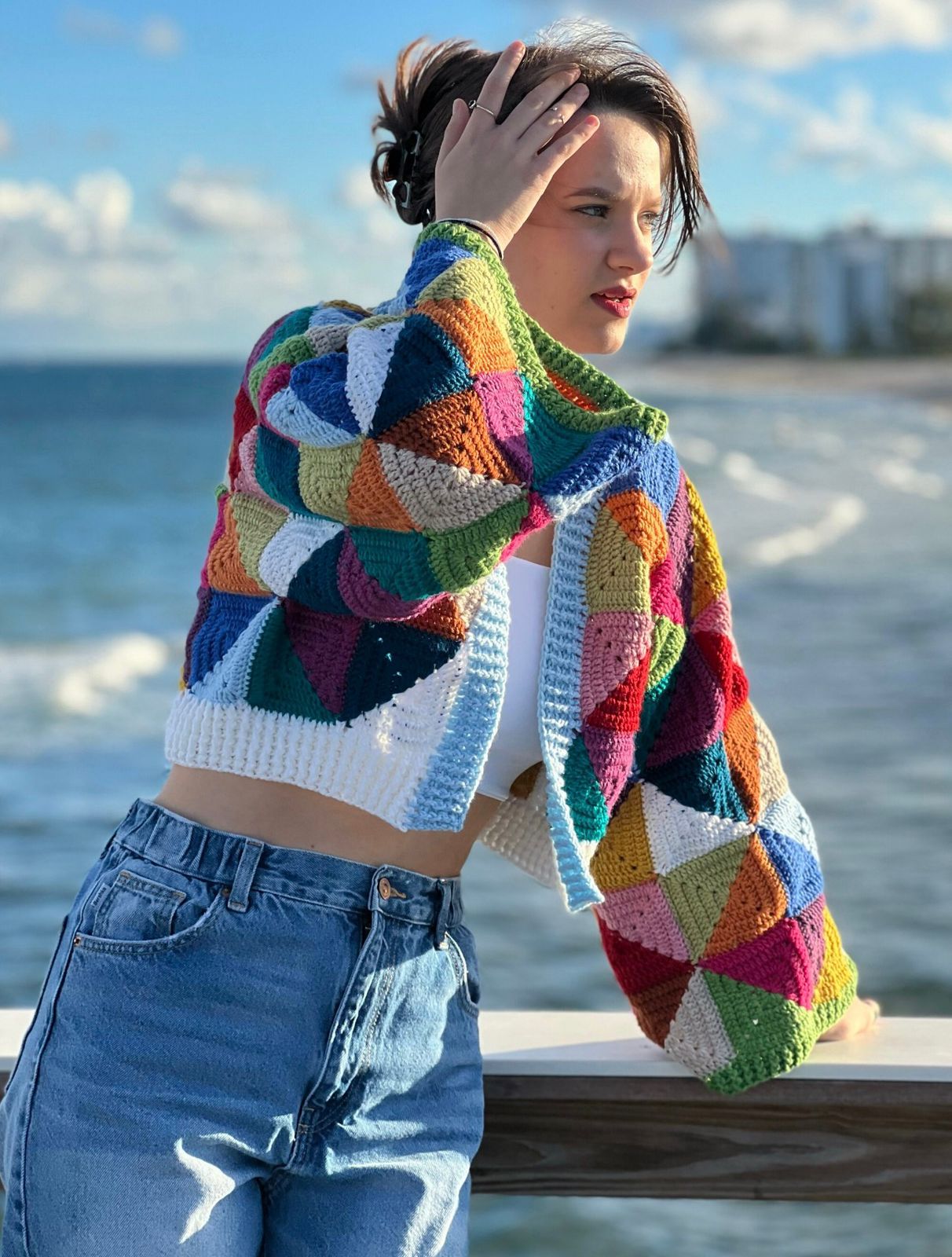 Geometrie Kaleidoscoop jas Haakpatroon PDF 🇳🇱