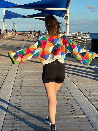 Geometrie Kaleidoscoop jas Haakpatroon PDF 🇳🇱