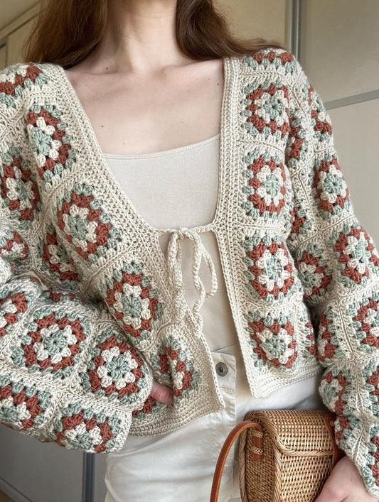 Sunset Granny Square Cardigan Haakpatroon