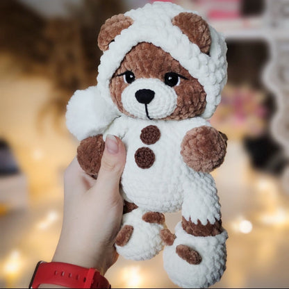 Teddybeer in Pyjama – Haakpatroon PDF