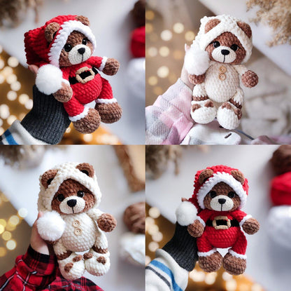 Teddybeer in Pyjama – Haakpatroon PDF