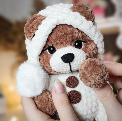 Teddybeer in Pyjama – Haakpatroon PDF